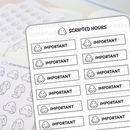 Blobby Labels - Important