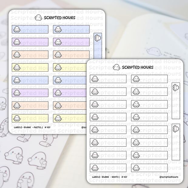 Blobby Labels - Blank