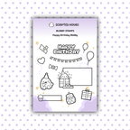 Blobby Stamps - Happy Birthday Blobby