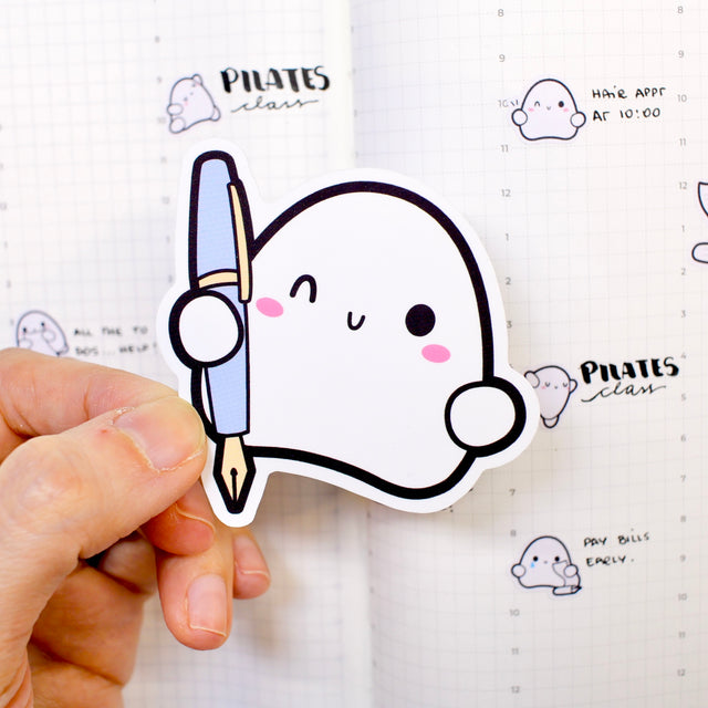 Fountain Pen Love Vinyl Sticker
