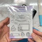Blobby Stamps - Happy Birthday Blobby