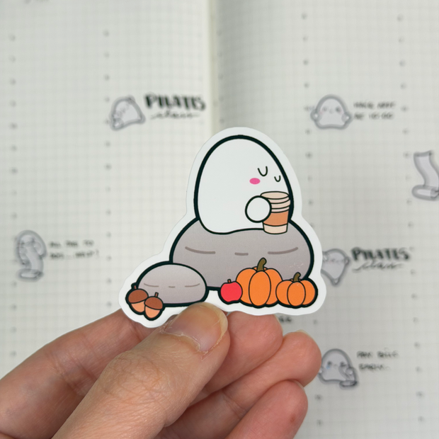 Enjoying Fall Vinyl Sticker