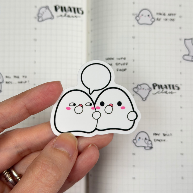 Gossip Blobbies Vinyl Sticker