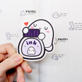 Fountain Pen Ink Love Vinyl Sticker