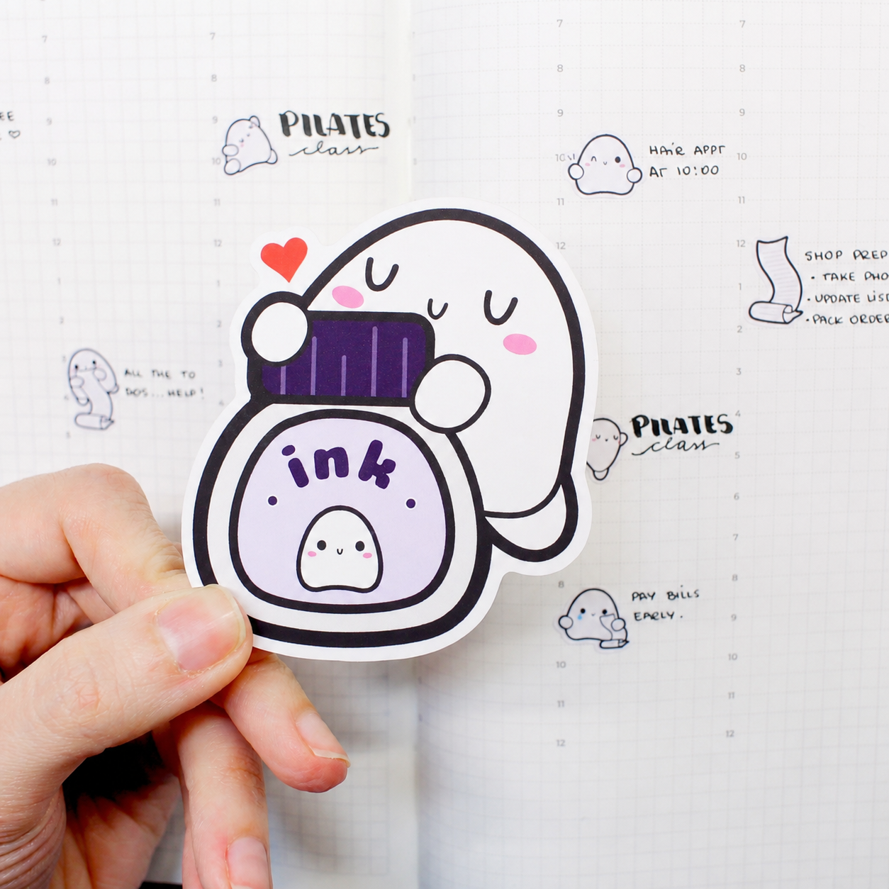 Fountain Pen Ink Love Vinyl Sticker