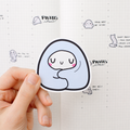 Cozy Under the Blanket Vinyl Sticker