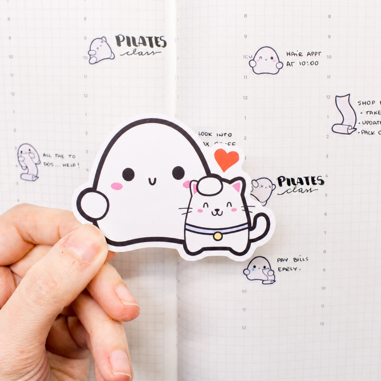 Cat Love Vinyl Sticker