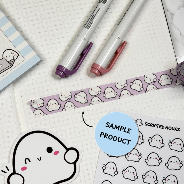 Hello Blobby 1.0 Washi Tape - 15 mm