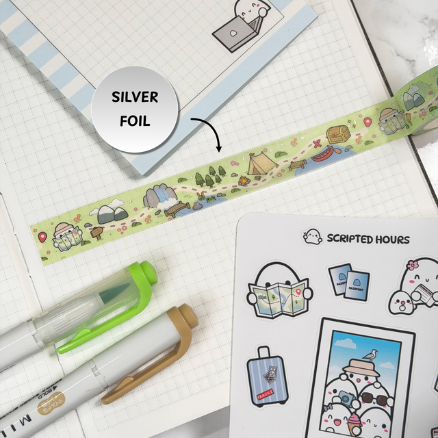 Treasure Maps Washi Tape - 15 mm